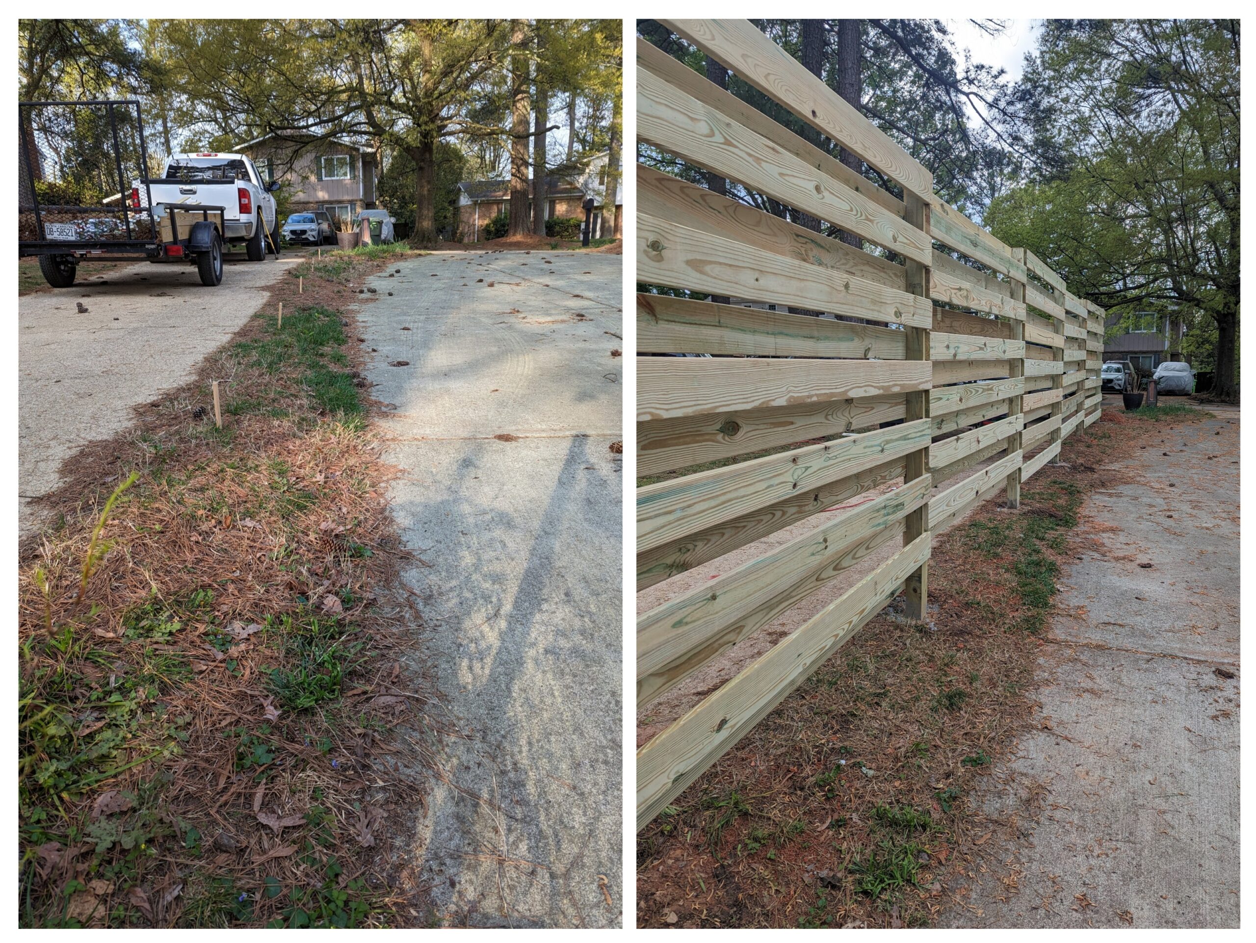 Fence construction